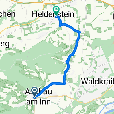 Lindenstraße 5, Aschau am Inn nach Schulstraße 3, Heldenstein