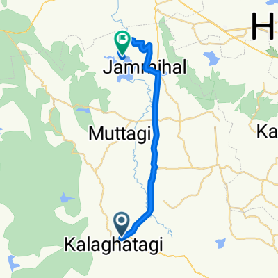 Hubli - Karwar Road to Unnamed Road, Neerasagar