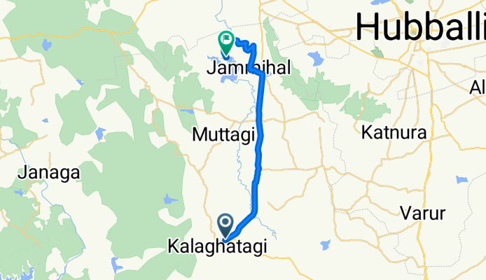 Hubli - Karwar Road to Unnamed Road, Neerasagar