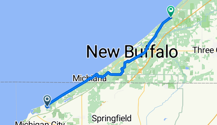 Beachwalk Ln to Lakeside, MI