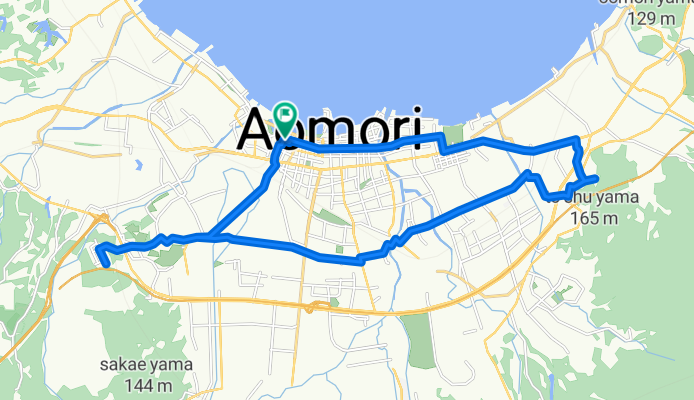 1-chōme 3, Aomori to 1-chōme 3, Aomori