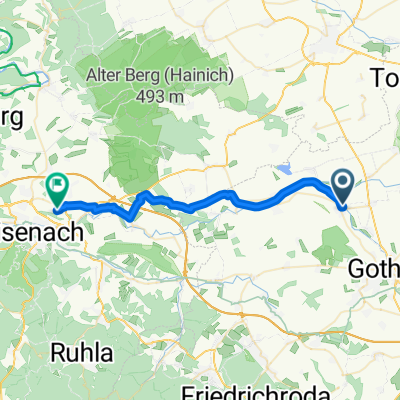 Straße der Gemeinschaft 1, Goldbach nach Robert-Bosch-Allee, Eisenach