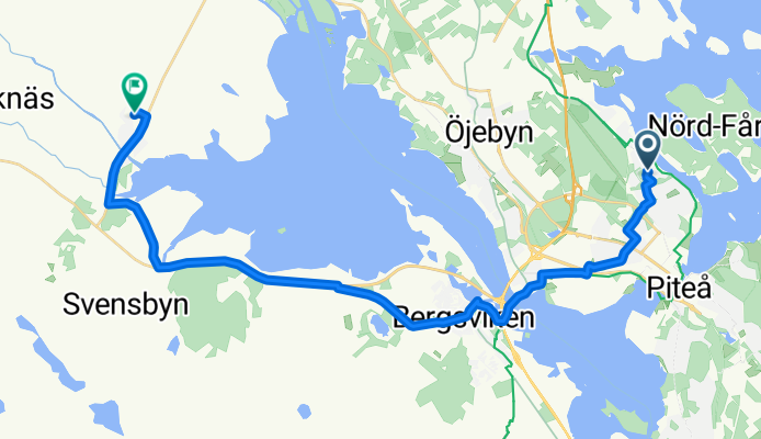 Fast ride in Roknäs