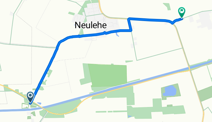 K157, Neulehe nach Lindenstraße 4, Neulehe