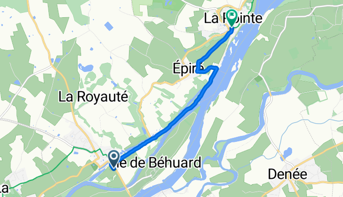 De D106, Savennières à Route d'Épire, Bouchemaine