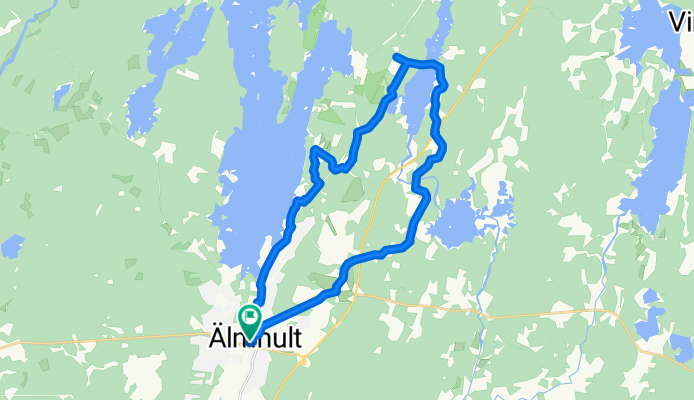Linnés Råshult – Såganässjön Runde von Älmhult