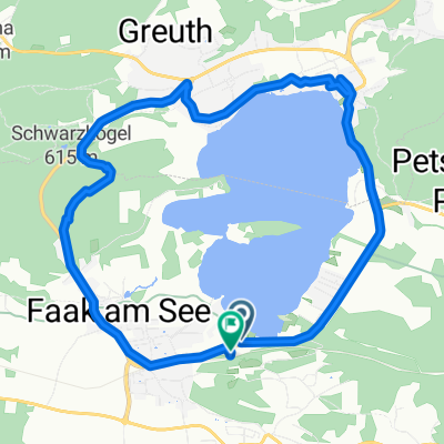 Seestraße 2, Finkenstein am Faaker See to Seeufer-Landesstraße 24, Finkenstein am Faaker See