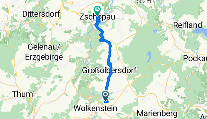 An der Silbertherme, Wolkenstein nach Neumarkt 15, Zschopau