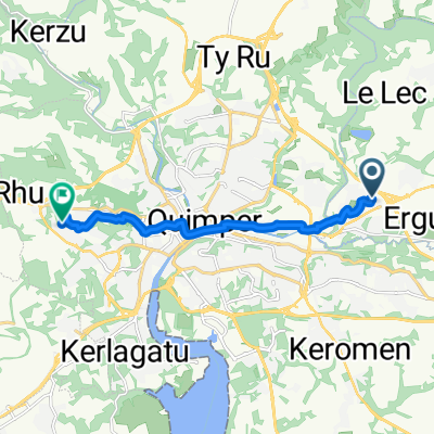 De 8 Rue Anita Conti, Ergué-Gabéric à 14 Rue Louis Blanc, Quimper