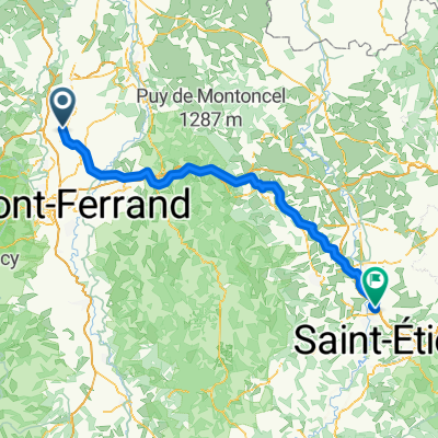 Itinéraire à partir de 4 Rue Neuve, Aubiat