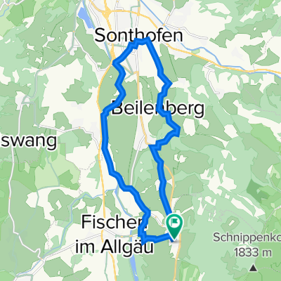 Einrollrunde Schöllang - Sonthofen