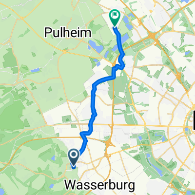 Keimesstraße 2–6, Frechen nach Pohlhofstraße 3, Köln