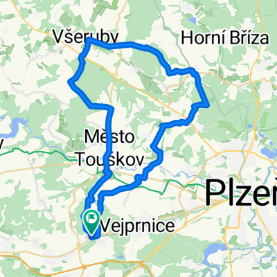 Tlučná - Krkavec a zpět