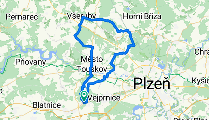 Tlučná - Krkavec a zpět