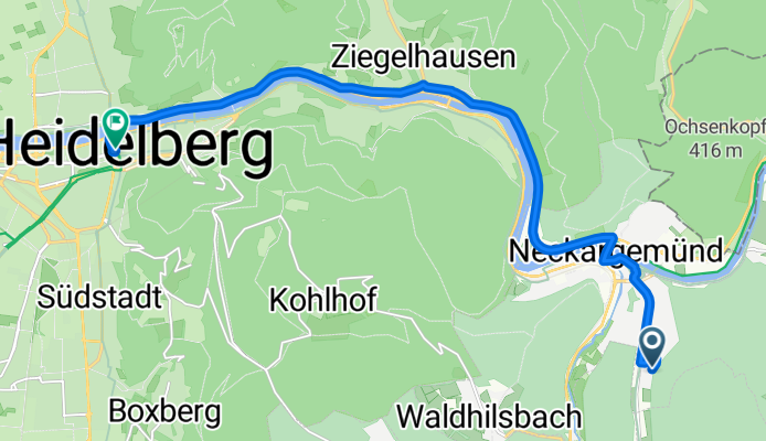 naar Heidelberg