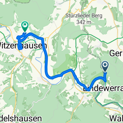Quer durch's Land 16.Etappe Lindawerra - Witzenhausen