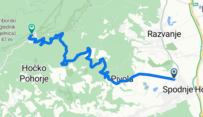 MARIBORSKO POHORJE, por Spodnje