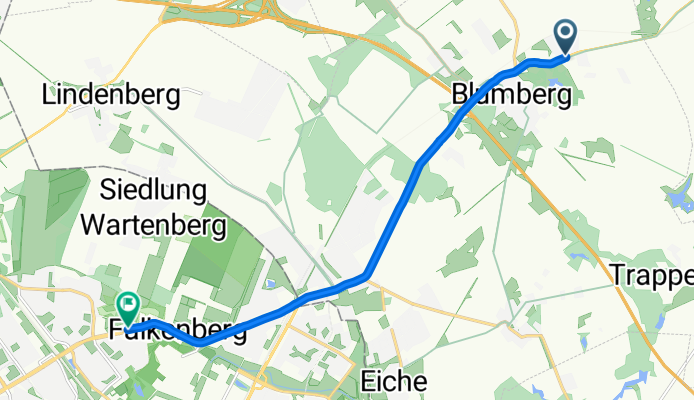 B158 11, Ahrensfelde to Hauptweg, Berlin