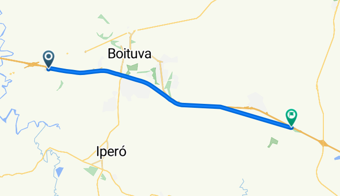 De Avenida Marginal Brasil, 1324–1386, Boituva a Rodovia Presidente Castello Branco, Porto Feliz