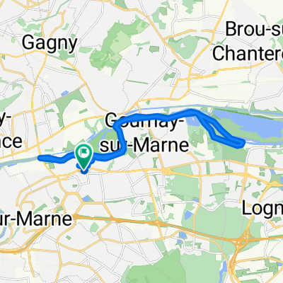 De 17 Rue Lucien Sampaix, Noisy-le-Grand à 17 Rue Lucien Sampaix, Noisy-le-Grand