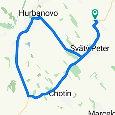 Dulovce - Hurbanovo - Chotin - Dulovce