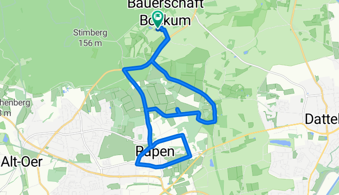 Recklinghäuser Straße 140, Datteln nach Recklinghäuser Straße 140, Datteln