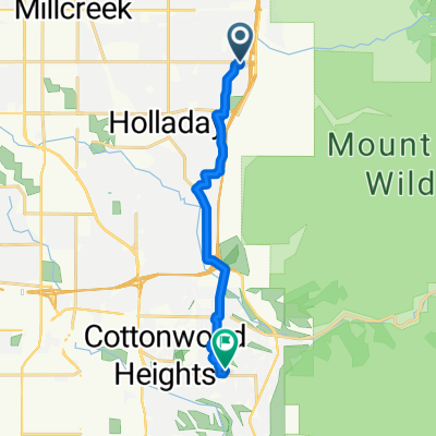3280 E 3900 S, Salt Lake City to 7737 S Silver Lake Dr, Cottonwood Heights