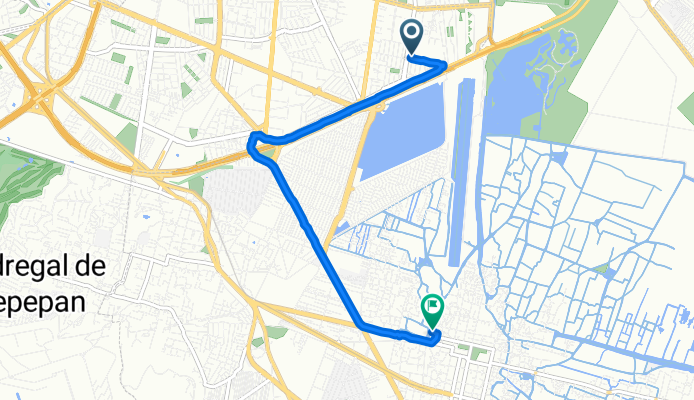 De Cañaverales 193-205, Ciudad de México a Callejón Zolzahualcingo 13, Ciudad de México