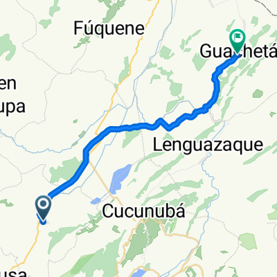 De Unnamed Road a Calle 2 # 3 - 59, Guachetá