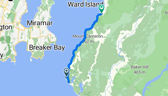 Lighthouse Track, Pencarrow Head to 434 Muritai Road, Muritai