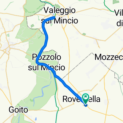 Da Via Risorgimento 6, Roverbella a Via Risorgimento 6, Roverbella