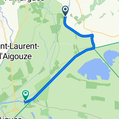De Chemin du Loup, Le Cailar à D46, Aigues-Mortes