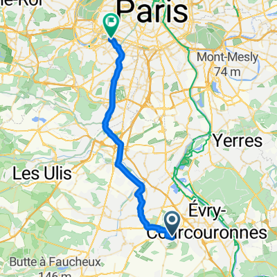 De Rue de l'Écoute S Il Pleut 2, Bondoufle à Rue Michelet 8, Issy-les-Moulineaux