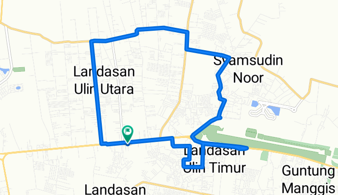 Landasan Ulin 9, Kecamatan Liang Anggang to Landasan Ulin 9, Kecamatan Liang Anggang