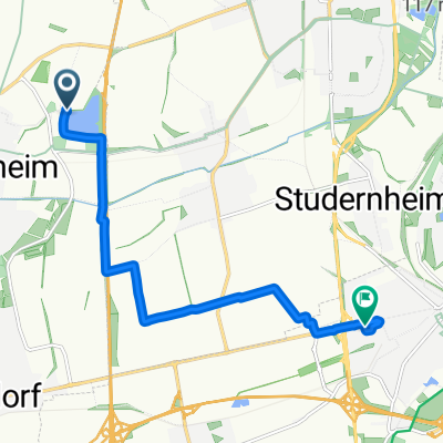 Bollwerkstraße 42, Lambsheim nach Kerschensteinerstraße 10, Ludwigshafen am Rhein