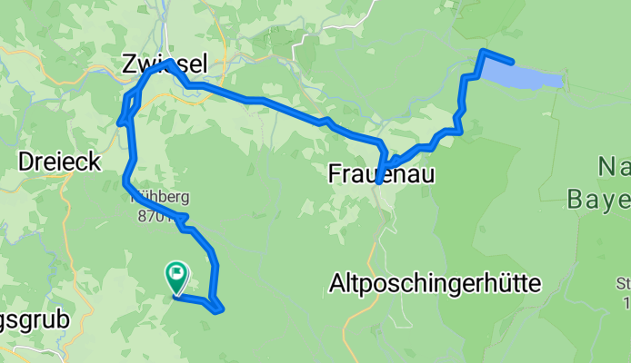 Zimmernau Zwiesel -Trinkwasserstausee