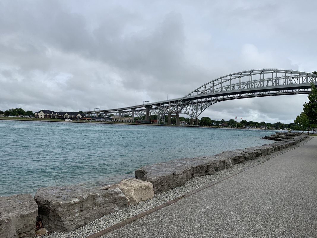 Waterfront Trail Canada/U.S Border