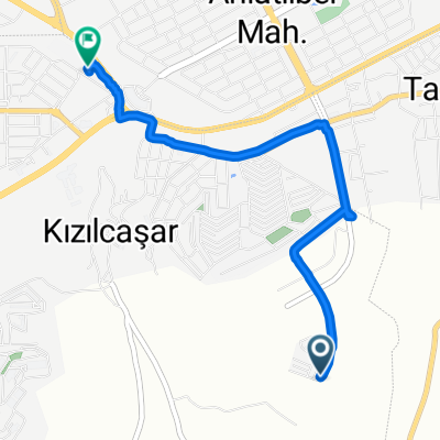 Route from 2937. Cadde 2, Golbasi