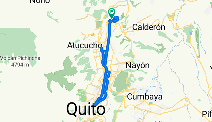 N77d, Quito to N77d, Quito