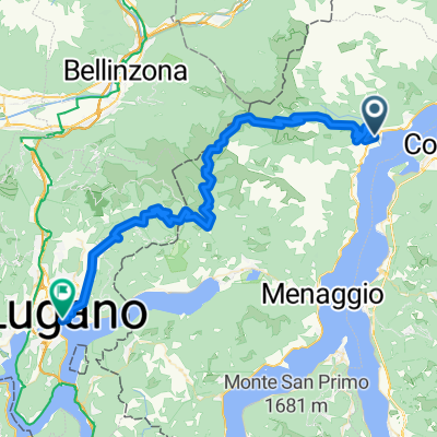 Gravedona - Lugano CLONED FROM ROUTE 212290