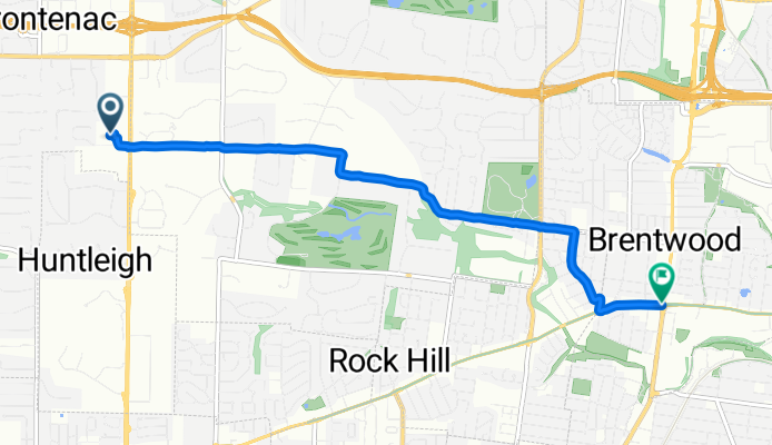 2001 S Lindbergh Blvd, Frontenac to Manchester Rd, Brentwood