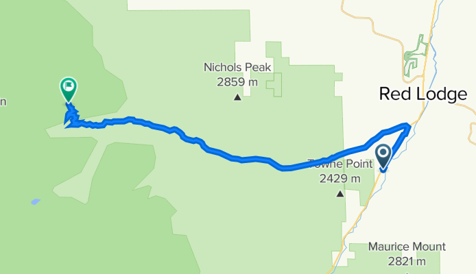 6664 US-212, Red Lodge to Camp Senia, Red Lodge