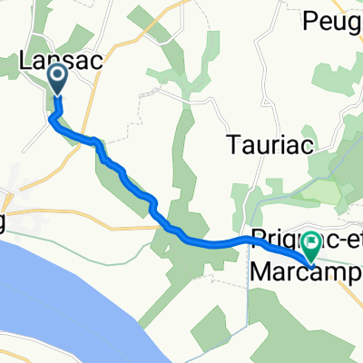 De 33 Sarailley, Lansac à 65 Avenue des Côtes de Bourg, Prignac-et-Marcamps