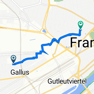 BOLD Hotel (Gallus) to UlmenStrasse (Frankfurt) (Germany)