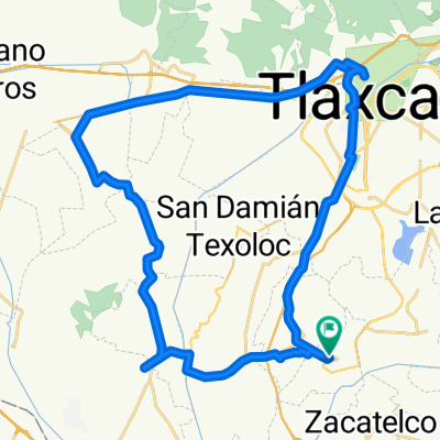 De Privada Ninguno, San Juan Huactzinco a Privada Ninguno, San Juan Huactzinco