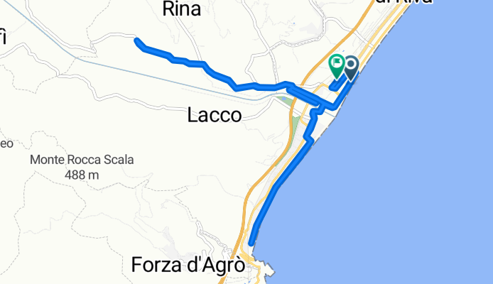 Giro a velocità costante in