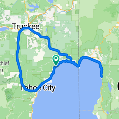 Lake Tahoe Half Route 1