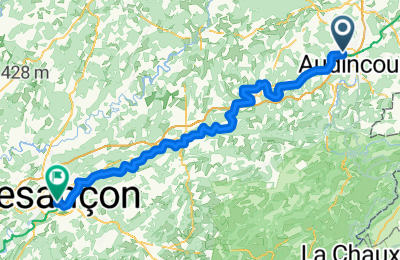 Route in der Bikemap App öffnen