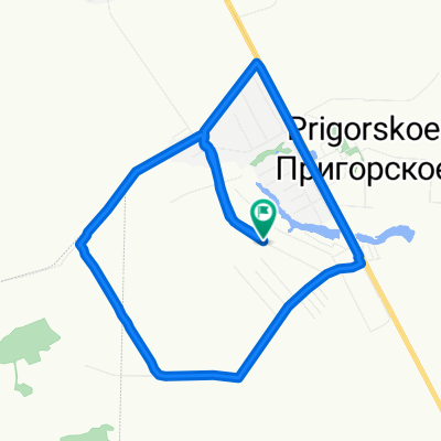 От Полевая улица, Пригорское до Полевая улица, Пригорское