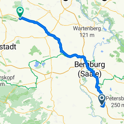 Dößeler Straße 5, Wettin-Löbejün nach Halberstädter Straße 13, Oschersleben (Bode)